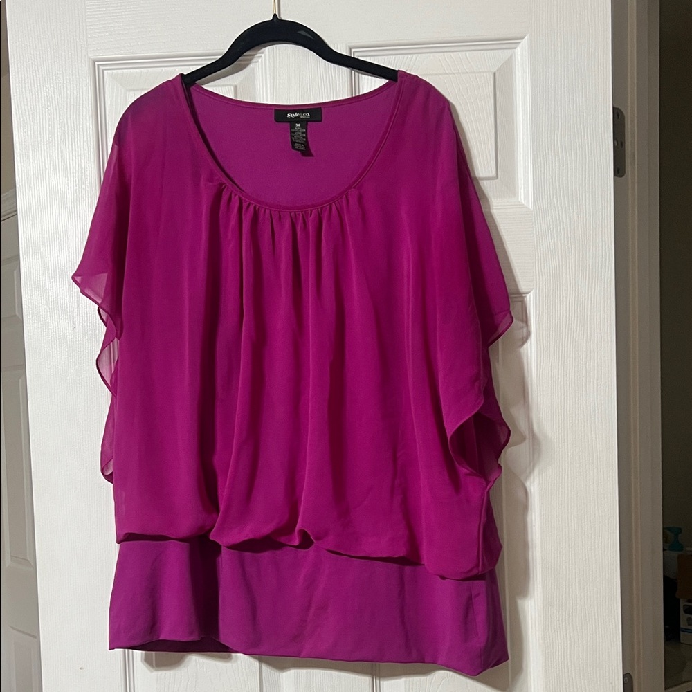 Style & Co.  Fuchsia Women's Blouse